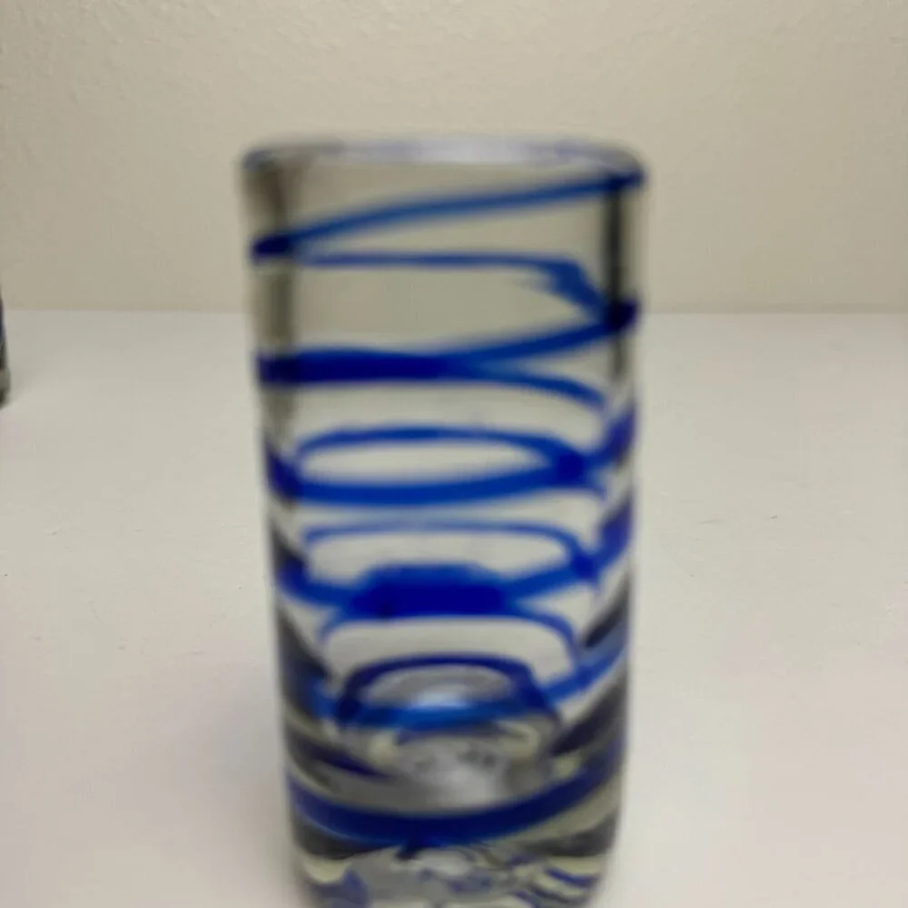 Tequila Shot Glasses - Hand Blown in Mexico Set of 3